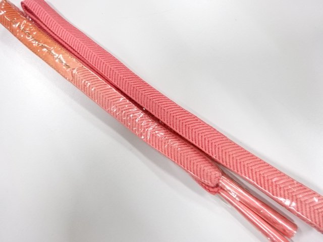 JAPANESE KIMONO / UNUSED HAND-TIED OBIJIME